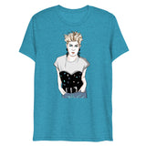 Debut garment mockup | Robyn (Triblend) | Aqua Triblend