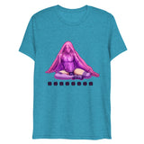 Debut garment mockup | Bless Me Daddy (Triblend) | Aqua Triblend
