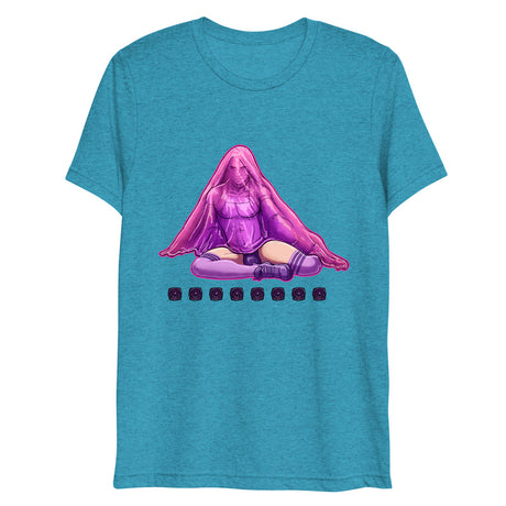 Debut garment mockup | Bless Me Daddy (Triblend) | Aqua Triblend