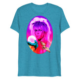 Debut garment mockup | Goblin King (Triblend) | Aqua Triblend