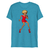 Debut garment mockup | Rolling (Triblend) | Aqua Triblend