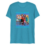 Debut garment mockup | Newsroom (Triblend) | Aqua Triblend