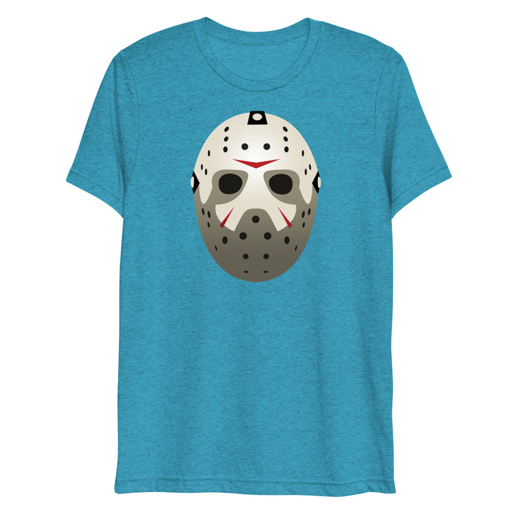 Debut garment mockup | Score (Triblend) | Aqua Triblend