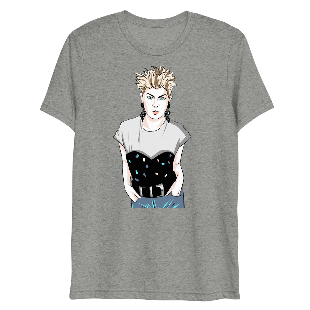 Debut garment mockup | Robyn (Triblend) | Athletic Grey Triblend