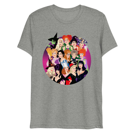 Debut garment mockup | Witch Coven (Triblend) | Athletic Grey Triblend