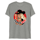 Debut garment mockup | Texas (Triblend) | Athletic Grey Triblend