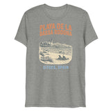 Debut garment mockup | Playa de la Bassa Rodone (Triblend) | Athletic Grey Triblend