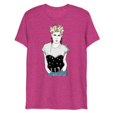 Debut garment mockup | Robyn (Triblend) | Berry Triblend