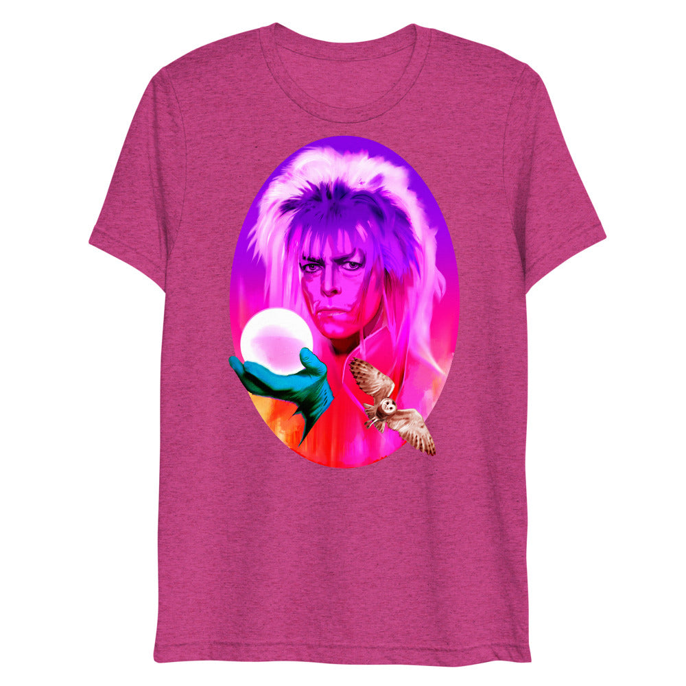 Debut garment mockup | Goblin King (Triblend) | Berry Triblend