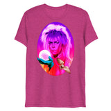 Debut garment mockup | Goblin King (Triblend) | Berry Triblend