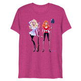 Debut garment mockup | Dead Gorgeous (Triblend) | Berry Triblend