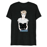 Debut garment mockup | Robyn (Triblend) | Charcoal-Black Triblend
