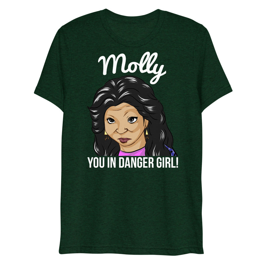 Molly You in Danger Girl (Triblend) - Emerald Triblend