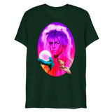 Debut garment mockup | Goblin King (Triblend) | Emerald Triblend