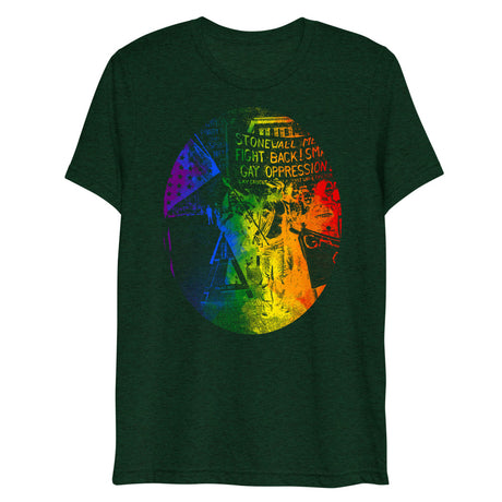 Debut garment mockup | Stonewall (Triblend) | Emerald Triblend