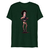 Debut garment mockup | Transylvanian (Triblend) | Emerald Triblend
