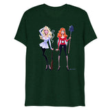 Debut garment mockup | Dead Gorgeous (Triblend) | Emerald Triblend