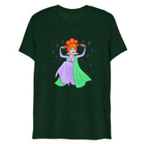 Debut garment mockup | Hello Derwood (Triblend) | Emerald Triblend