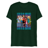 Debut garment mockup | Newsroom (Triblend) | Emerald Triblend