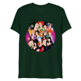 Debut garment mockup | Witch Coven (Triblend) | Emerald Triblend