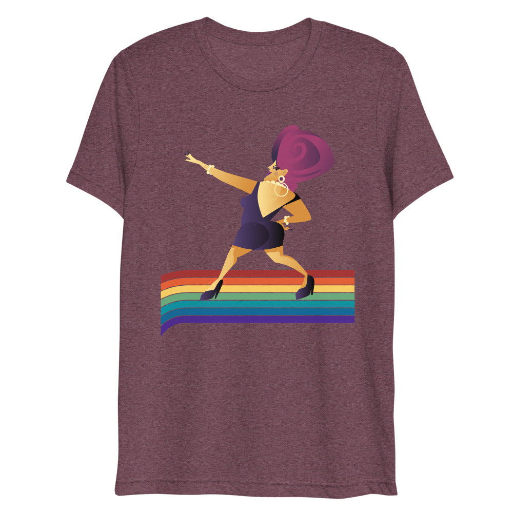 Take it to the Runway (Triblend) - Maroon Triblend