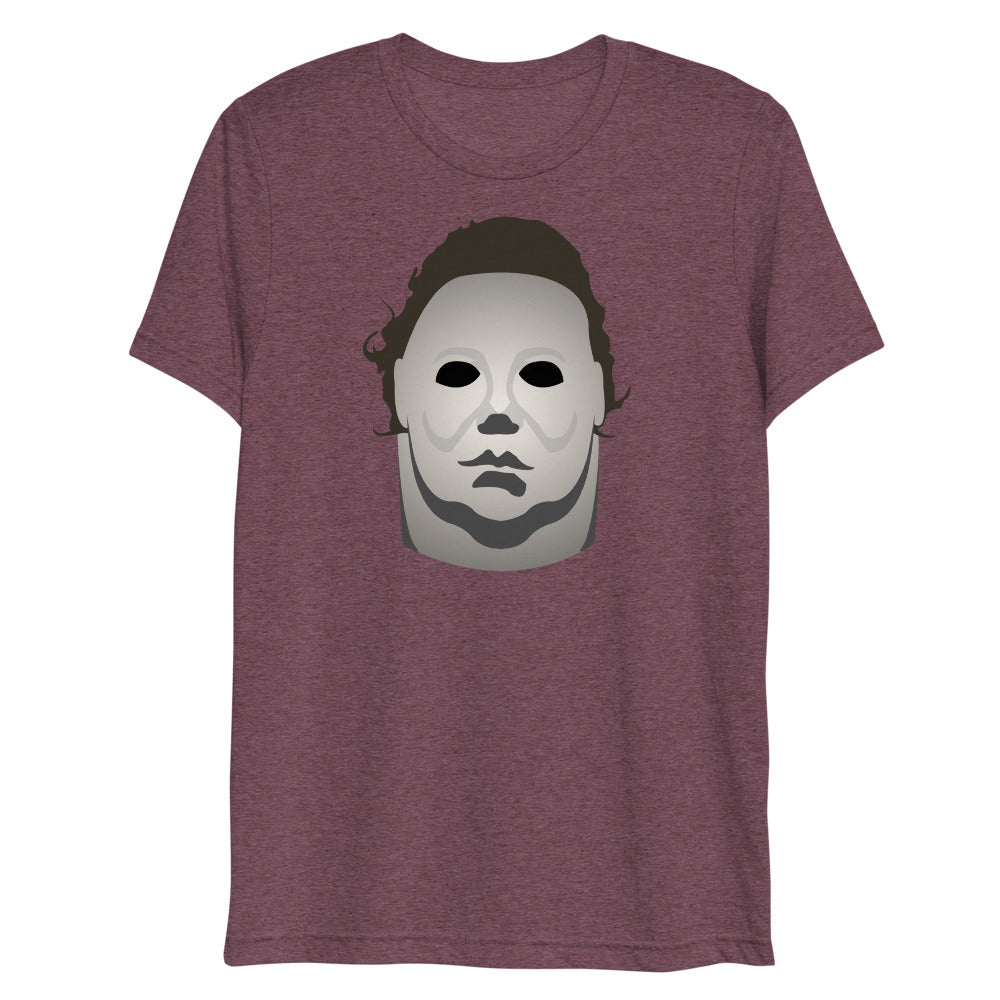 Debut garment mockup | Lucky Day (Triblend) | Maroon Triblend