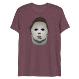 Debut garment mockup | Lucky Day (Triblend) | Maroon Triblend