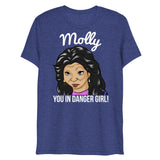 Molly You in Danger Girl (Triblend) - Navy Triblend