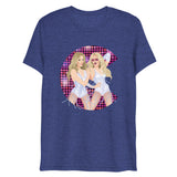 Debut garment mockup | Cell Block Pop (Triblend) | Navy Triblend