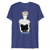 Debut garment mockup | Robyn (Triblend) | Navy Triblend