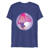 Debut garment mockup | Mother (Triblend) | Navy Triblend