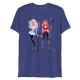 Debut garment mockup | Dead Gorgeous (Triblend) | Navy Triblend