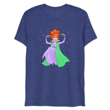 Debut garment mockup | Hello Derwood (Triblend) | Navy Triblend