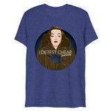Debut garment mockup | Cheap Sentiment (Triblend) | Navy Triblend