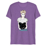 Debut garment mockup | Robyn (Triblend) | Purple Triblend