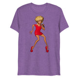 Debut garment mockup | Rolling (Triblend) | Purple Triblend