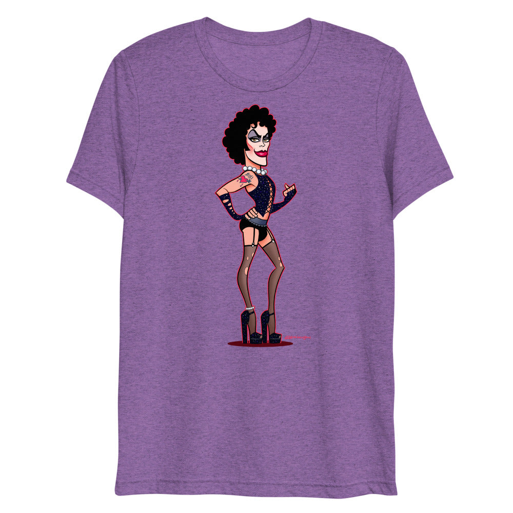 Debut garment mockup | Transylvanian (Triblend) | Purple Triblend