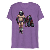 Debut garment mockup | Scrumpt (Triblend) | Purple Triblend