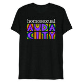 Homosexual Audacity (Triblend) - Solid Black Triblend