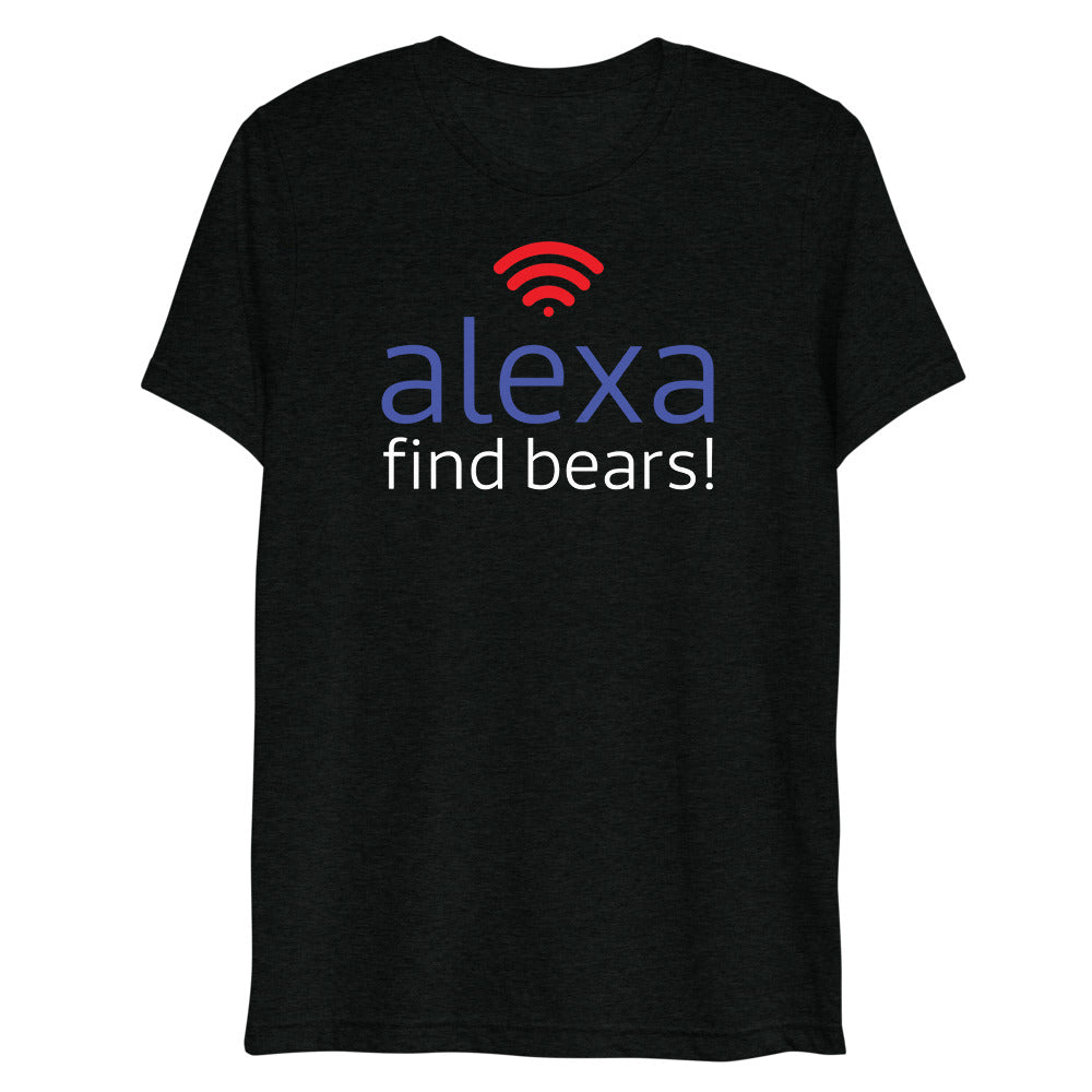 Alexa...find (Triblend) - Solid Black Triblend