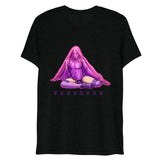 Debut garment mockup | Bless Me Daddy (Triblend) | Solid Black Triblend