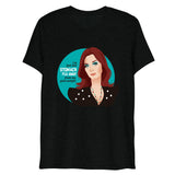 Debut garment mockup | Goal Weight (Triblend) | Solid Black Triblend