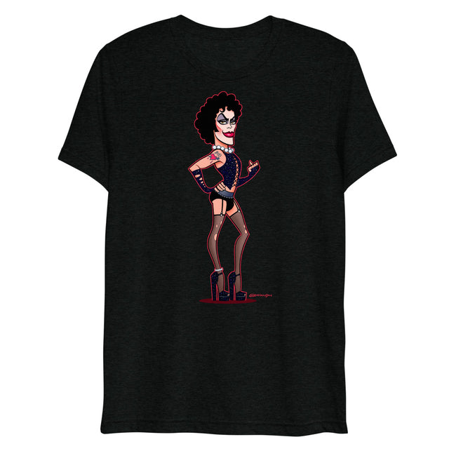 Debut garment mockup | Transylvanian (Triblend) | Solid Black Triblend