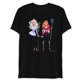 Debut garment mockup | Dead Gorgeous (Triblend) | Solid Black Triblend