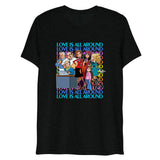 Debut garment mockup | Newsroom (Triblend) | Solid Black Triblend