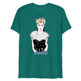 Debut garment mockup | Robyn (Triblend) | Teal Triblend