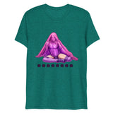 Debut garment mockup | Bless Me Daddy (Triblend) | Teal Triblend