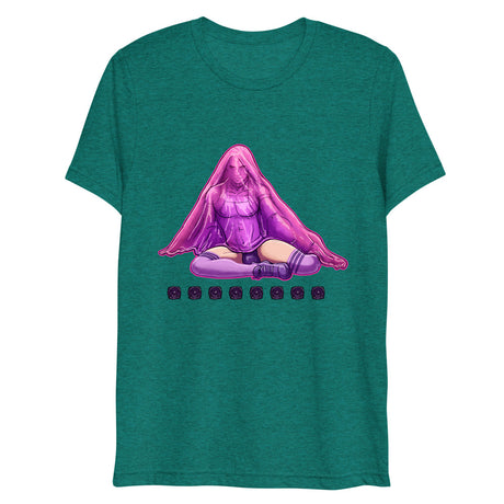 Debut garment mockup | Bless Me Daddy (Triblend) | Teal Triblend