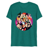 Debut garment mockup | Witch Coven (Triblend) | Teal Triblend
