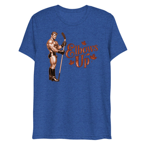 Elbows Up (Triblend) - True Royal Triblend
